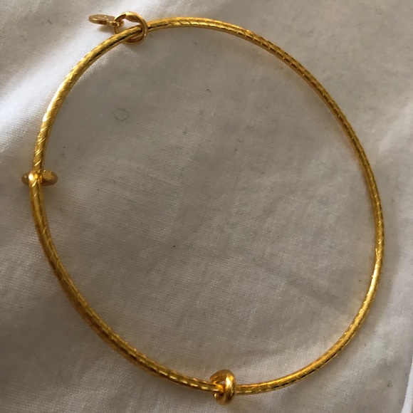 Alex and Ani 3 gold bangles - Picture 3 of 4